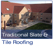 Traditional slate roofing